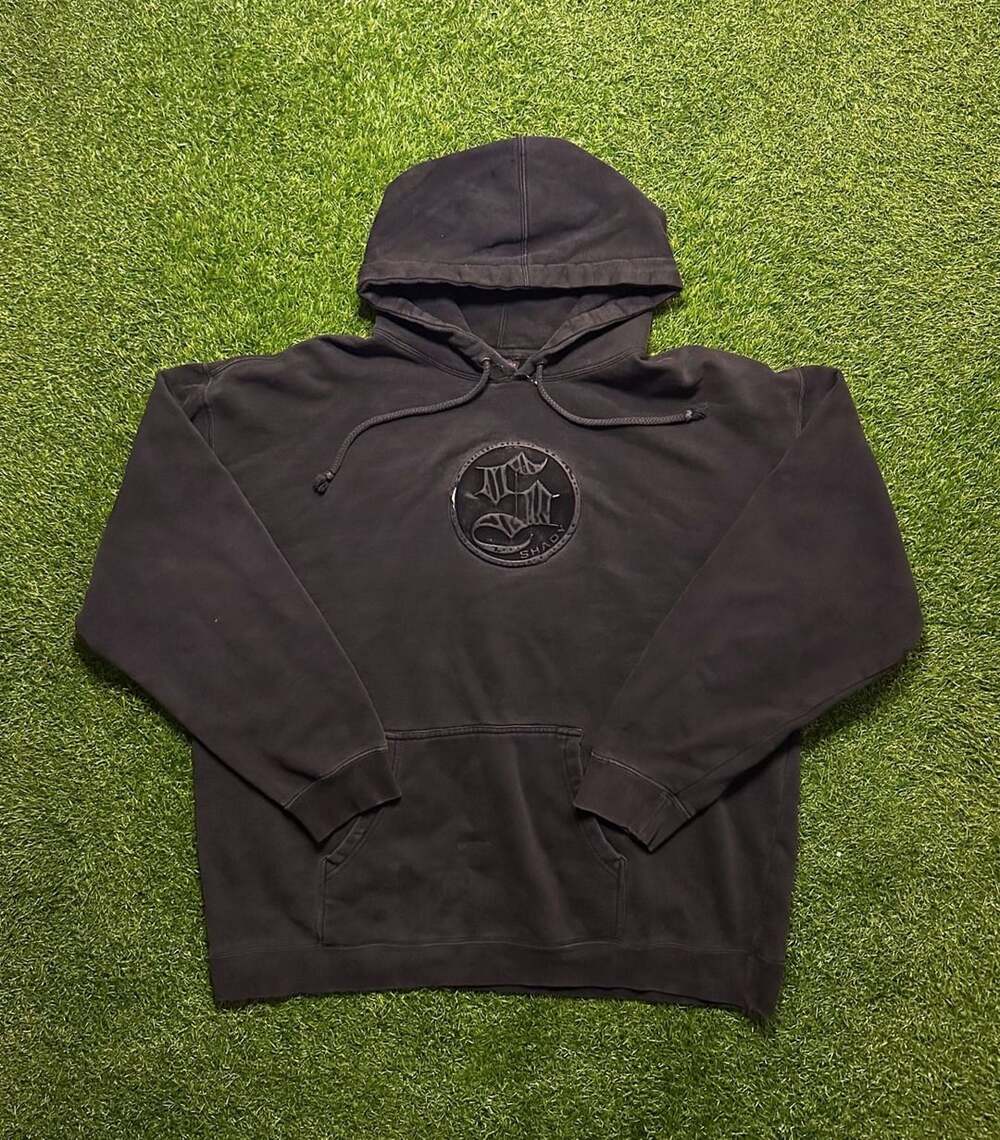 Y2K 2000s Shady LTD Eminem Embossed Logo Hoodie.